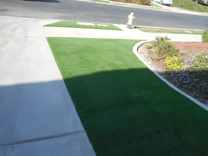 Artificial Turf Front Lawn Parkway Menifee Ca
